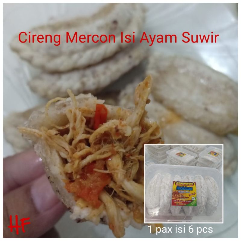 

Cireng Mercon Hasbizaa isi Ayam Suwir