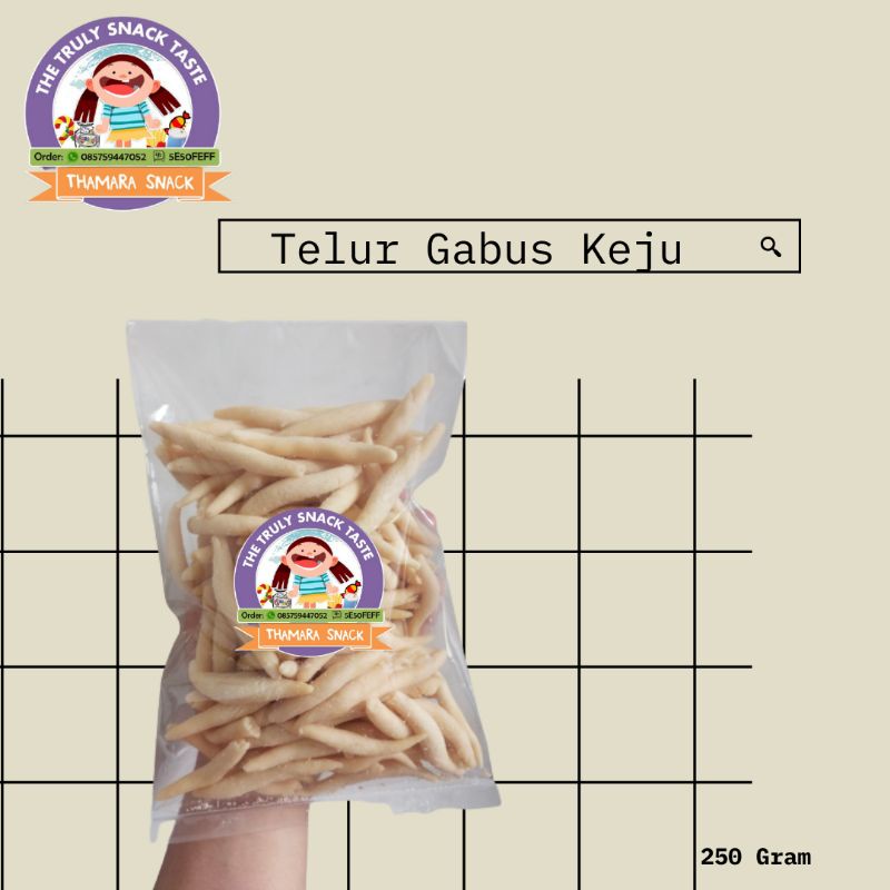 

Telor Gabus keju "Thamarasnack
