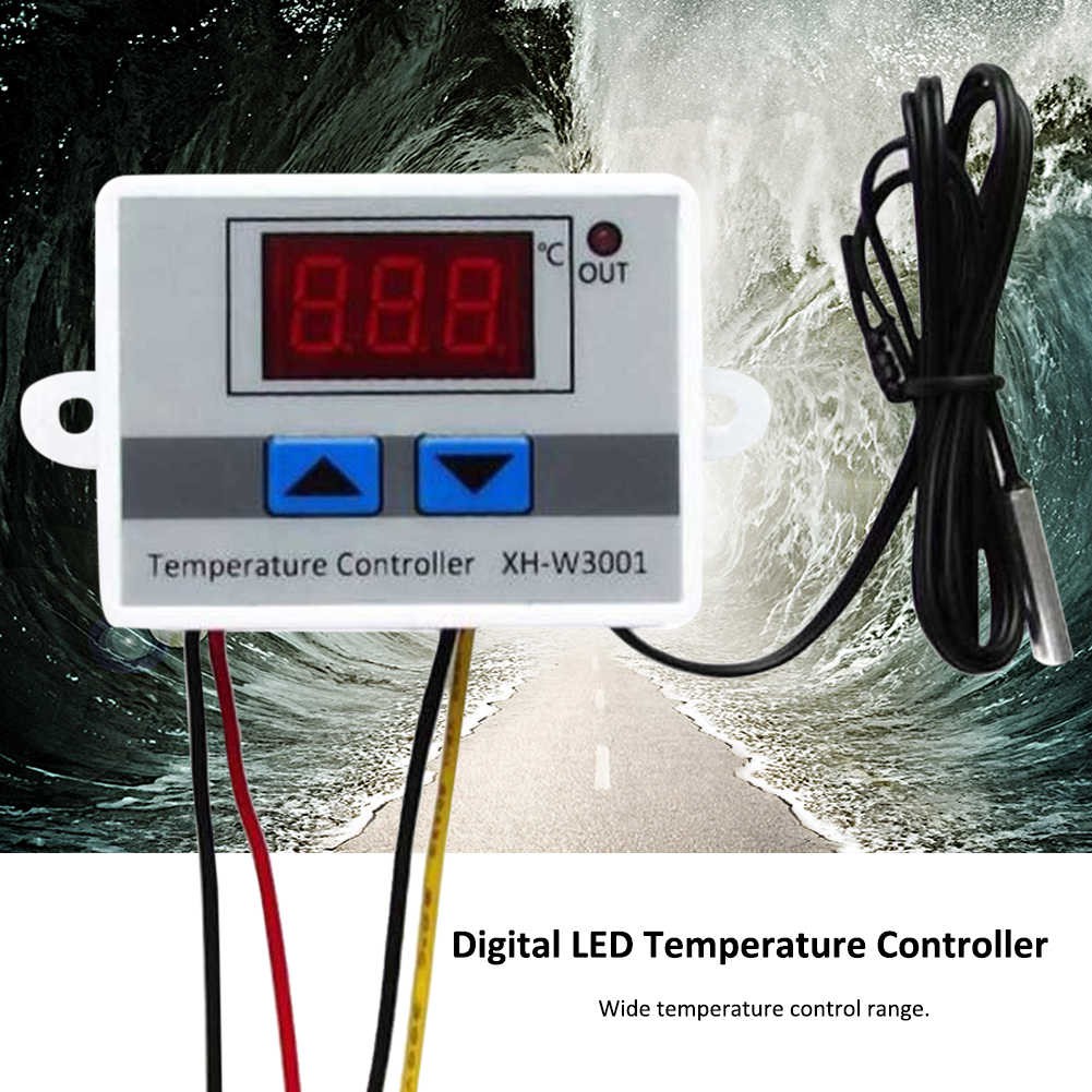 XH-W3001 220V Thermostat Digital Temperature Controller Pengatur Suhu