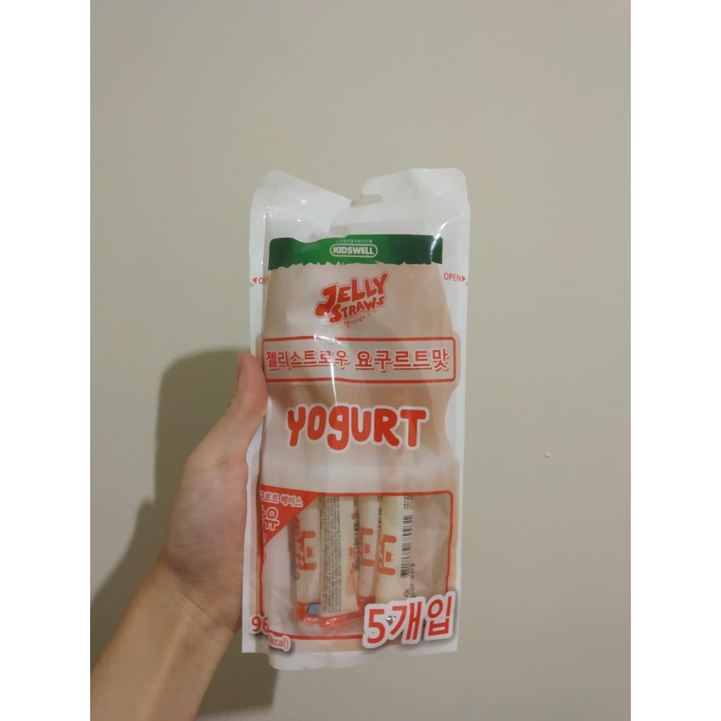 jelly straw yogurt korea kidwell isi 5 pcs