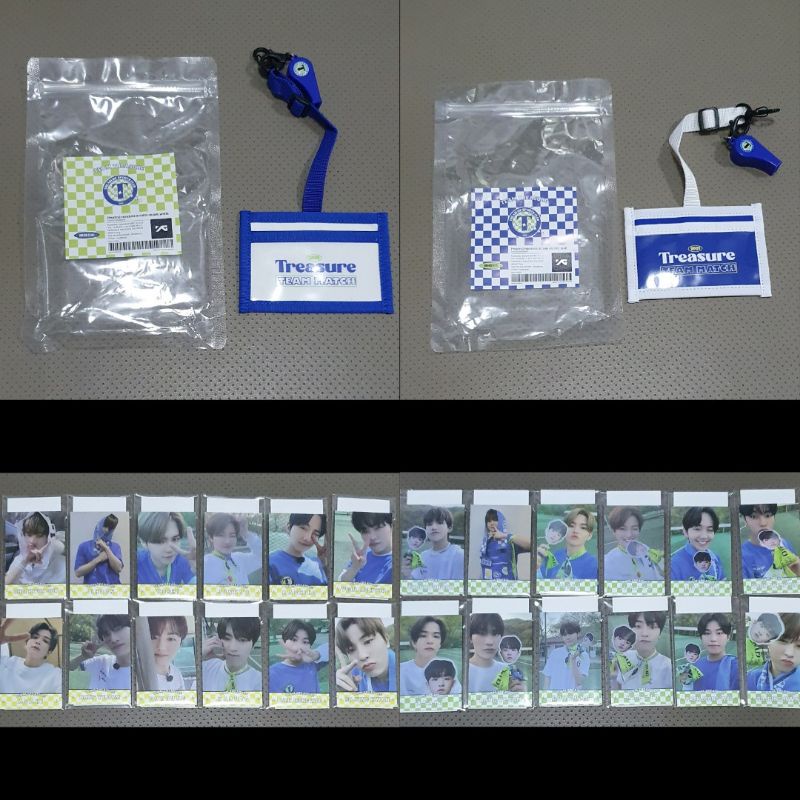 [TMATCH] TREASURE ID CARD HOLDER _ White / Blue [ Dijual Terpisah, Cek Deskripsi ]