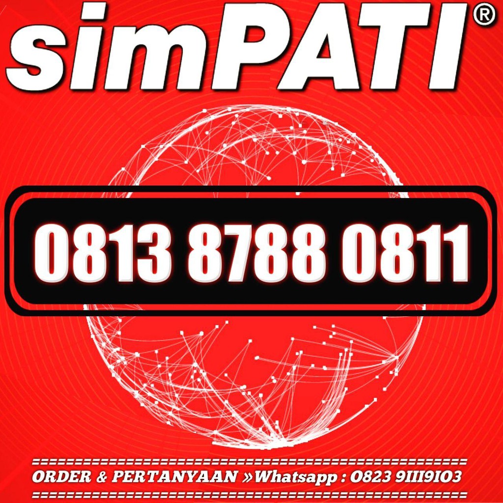 NOMOR - 0813 8788 0811 - NOMER HP CANTIK - KARTU PERDANA  SIMPATI 4G