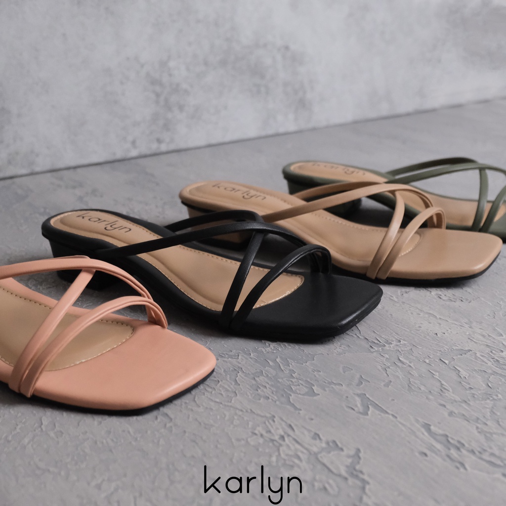 Karlyn Niki Sandal Heels Wanita 3cm