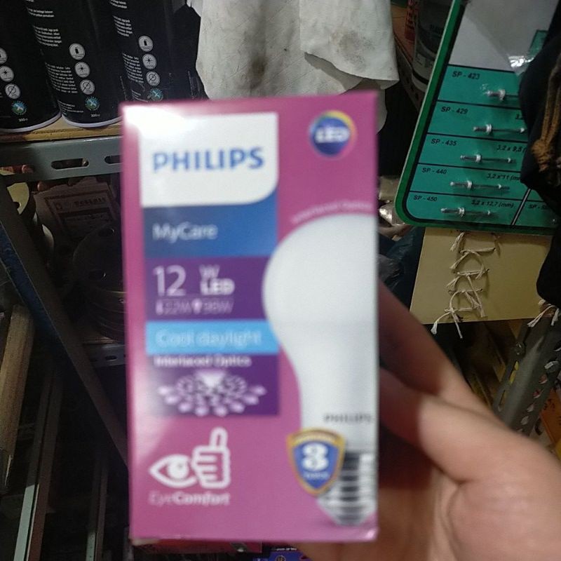 Lampu Philips Led Bulb 12 Watt / 12 W / White dan Warm White