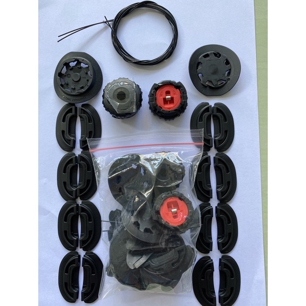 TALI PUTAR LACING SYSTEM 1 SET WARNA HITAM TALI 300cm