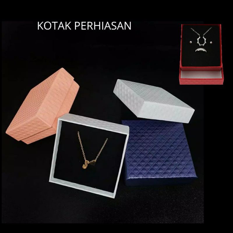 Kotak cincin emas kalung anting