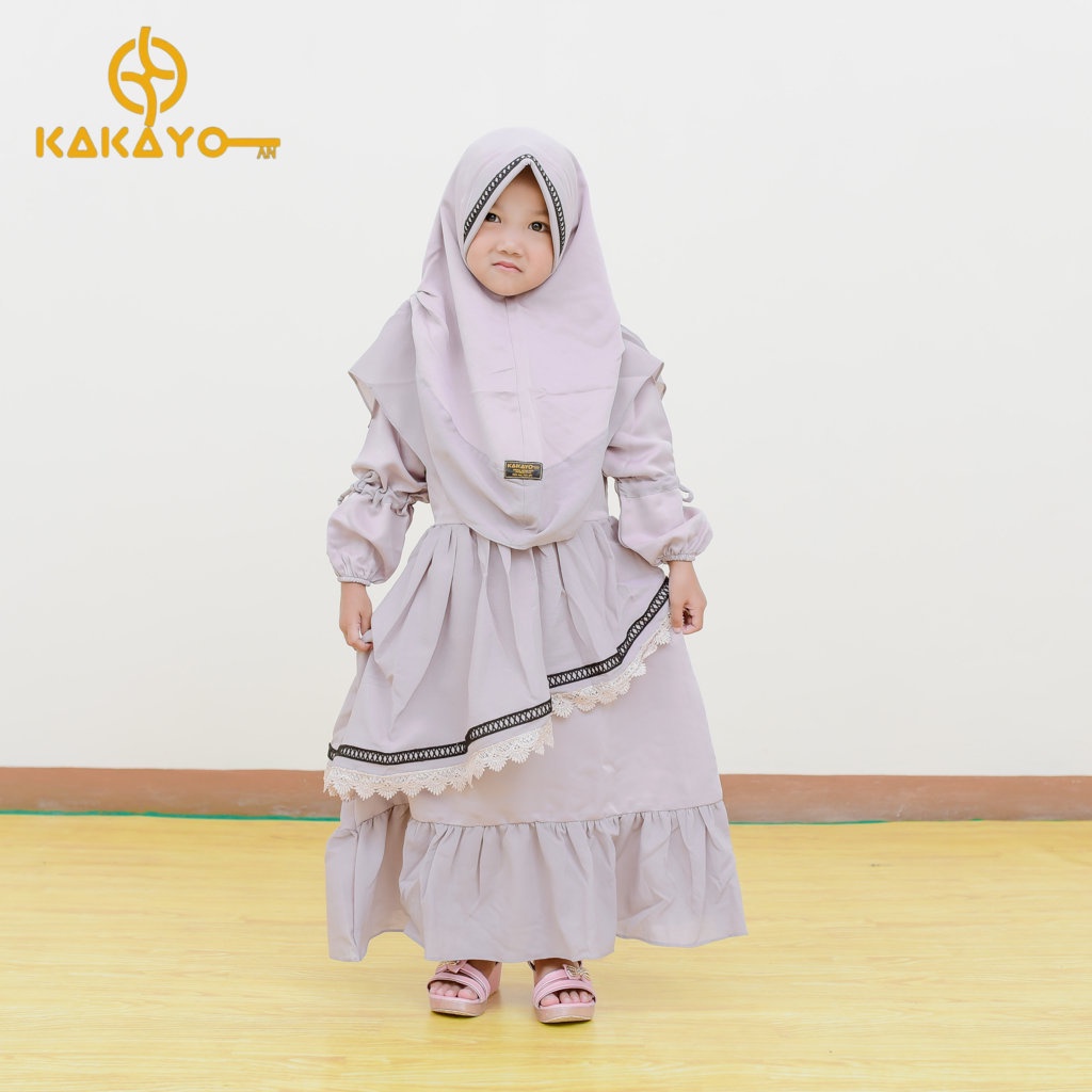 Gamis Anak Perempuan/Gamis Muslim Anak Perempuan/Gamis Anak/Gamis Muslim/Gamis Kakayo