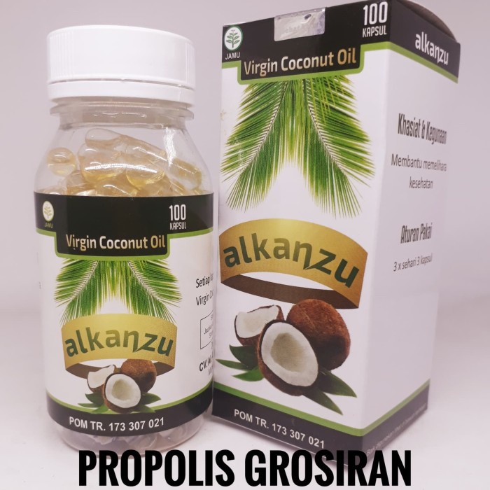 

VCO Virgin Coconut Oil Minyak Kelapa Alkanzu 100 kapsul