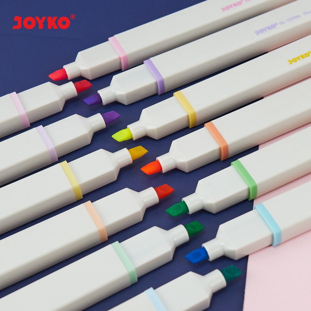 

JOYKO TEXT HIGHLIGHTER 6 PCS - PENANDA TULISAN BERWARNA