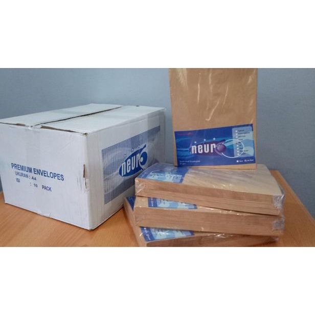 

♝ HOT PROMO!!! Amplop Coklat Ukuran A4 Neuro ( 30 x 22 cm ) ➲