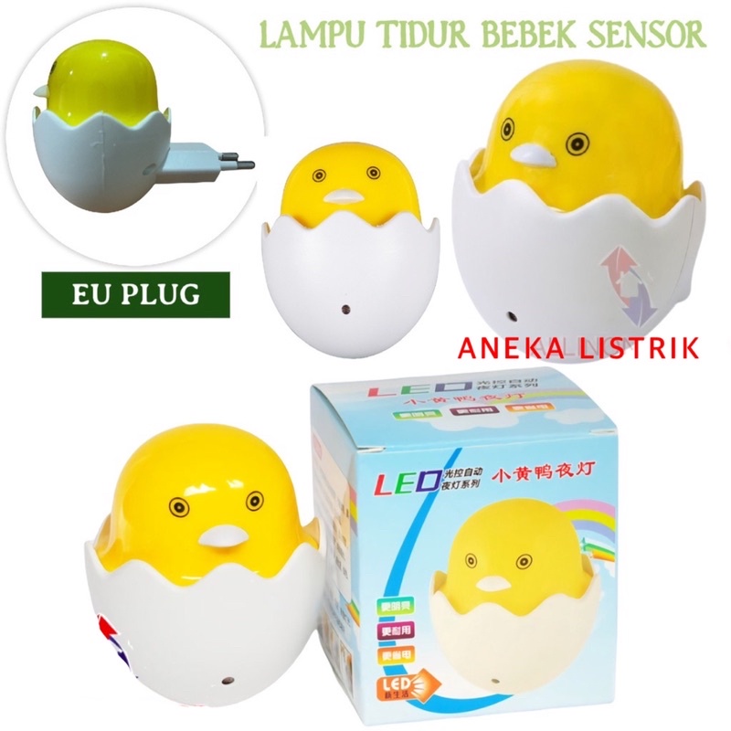 LAMPU TIDUR LED SENSOR CAHAYA HEMAT ENERGI / LAMPU MALAM EGG TELUR AYAM BEBEK / LAMPU KAMAR ANAK LAMPU HIAS GROSIR UNIK