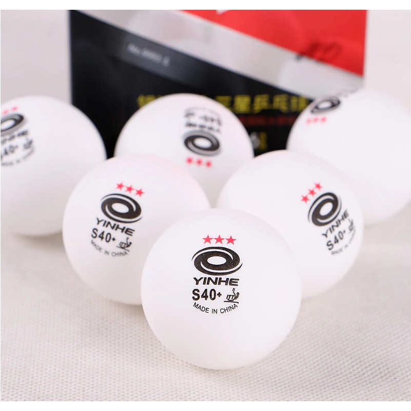 Bola Pingpong PimPong Ping Pong Yinhe 3* 40+ isi 6 NON SEAMLESS