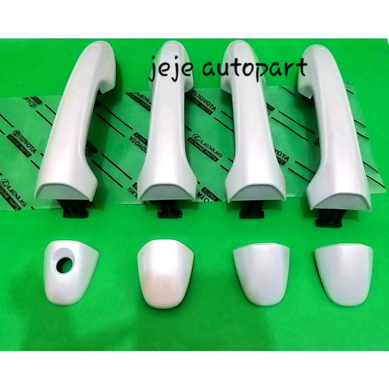 hendel handle pintu luar set warna putih innova reborn fortuner hilux ORIGINAL