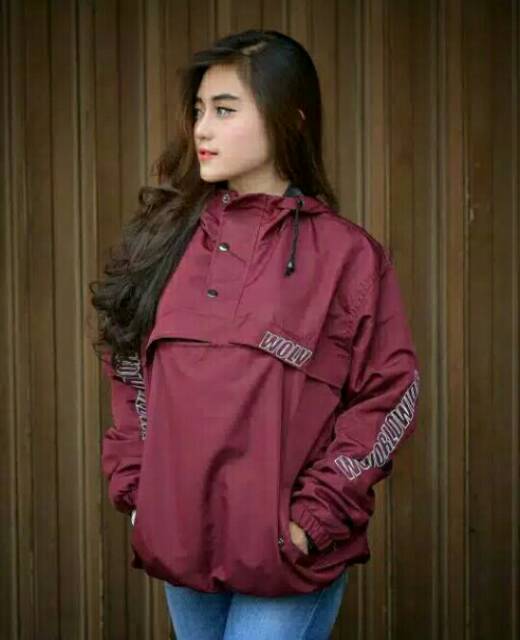 Jaket Parasut Wanita Cagoule Unisex