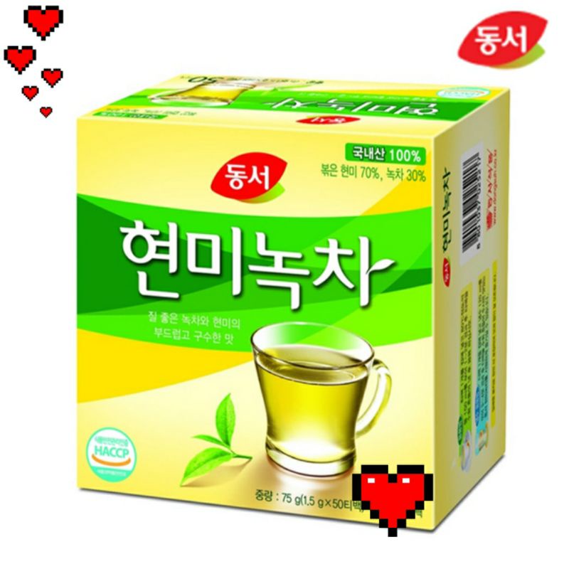 

Dongsuh green tea /teh hijau 25 tea bags made in korea