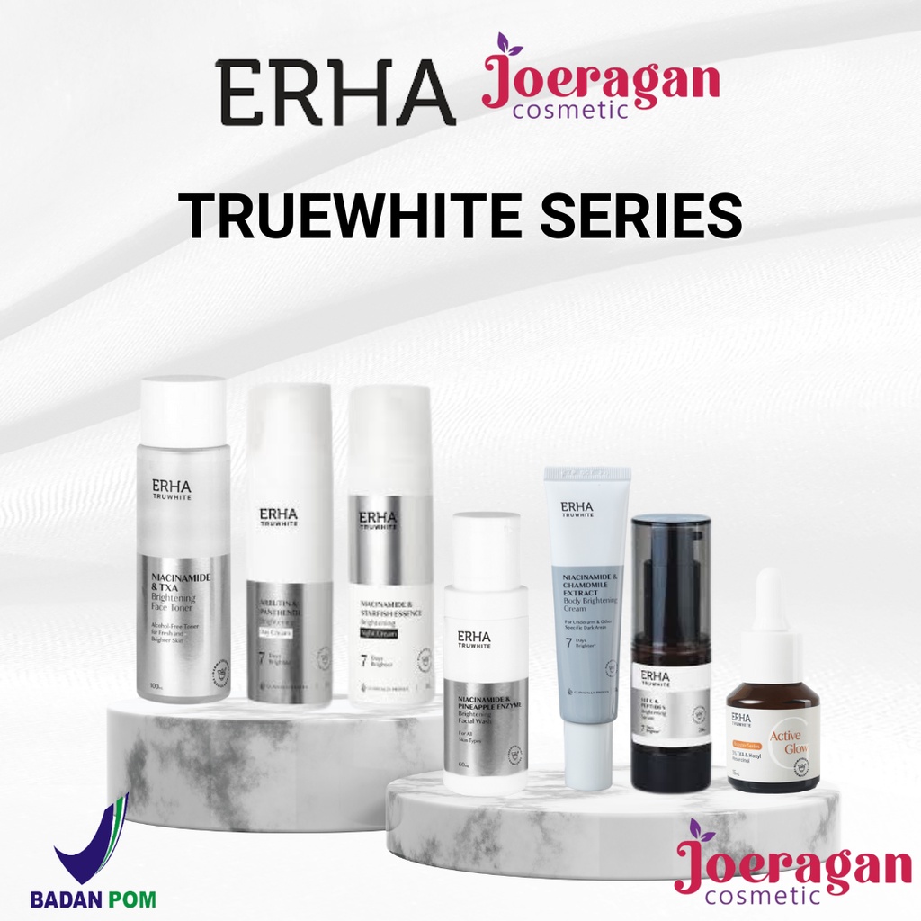 ERHA Truwhite Brightening Series  Erha Skincare ERHA Day Cream ERHA Night Cream ERHA Face Toner ERHA Facial Wash