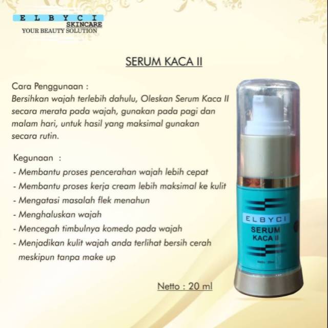 Elbyci serum kaca II