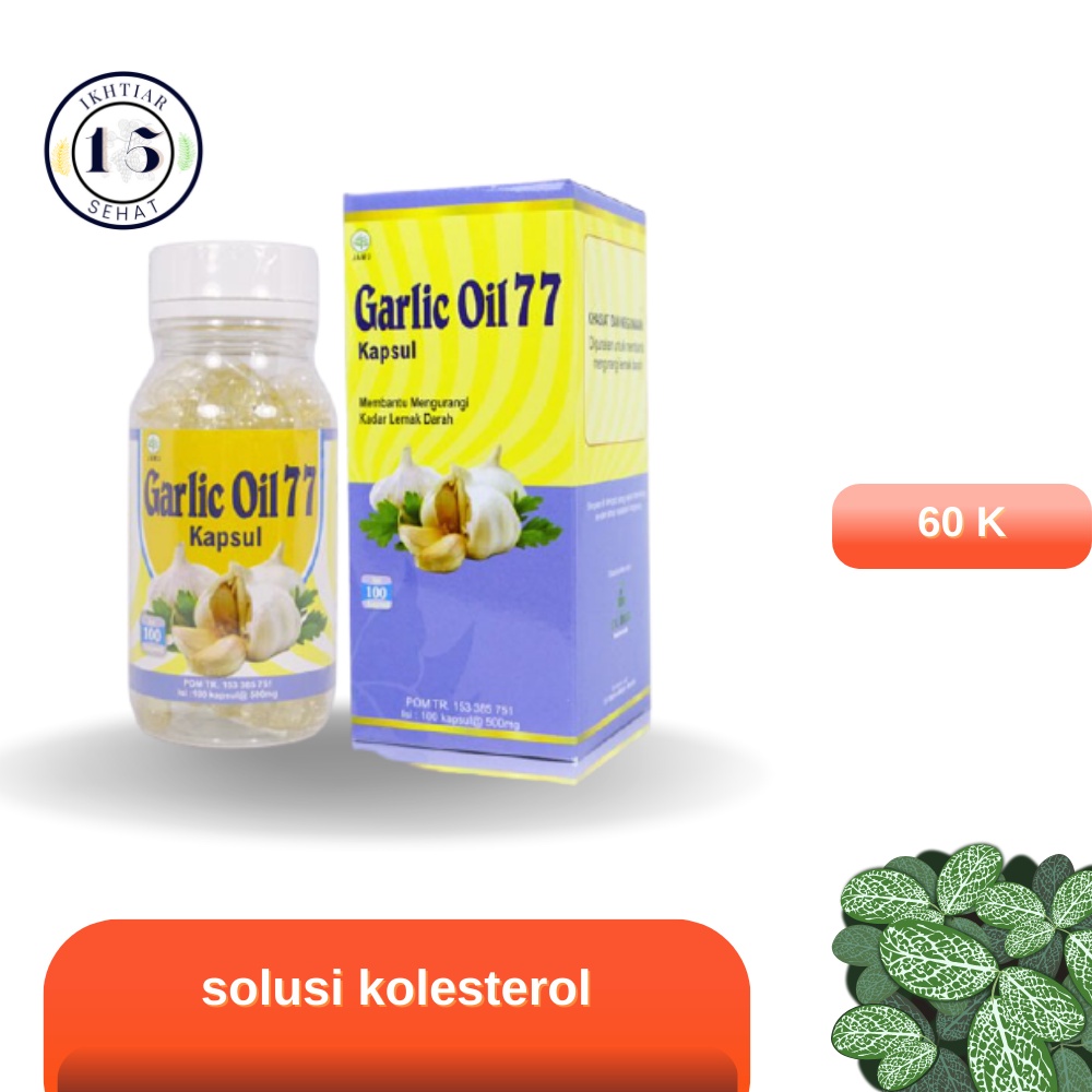 

GARLIC OIL KAPSUL Kapsul Garlic 77 solusi mengatasi kolesterol obat herbal kolesterol kapsul garlic oil kapsul garlic extract kapsul garlic bawang putih KAPSUL BAWANG PUTIH