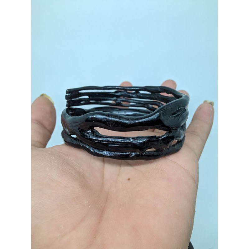 akar Bahar hitam natural combong lilit