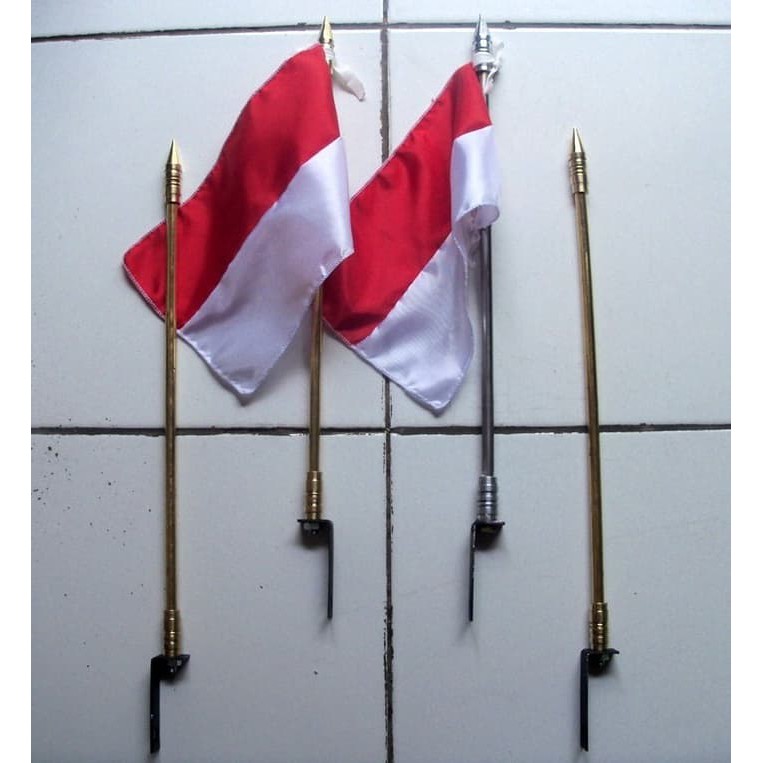 sepeda onthel - tiang bendera untuk sepeda