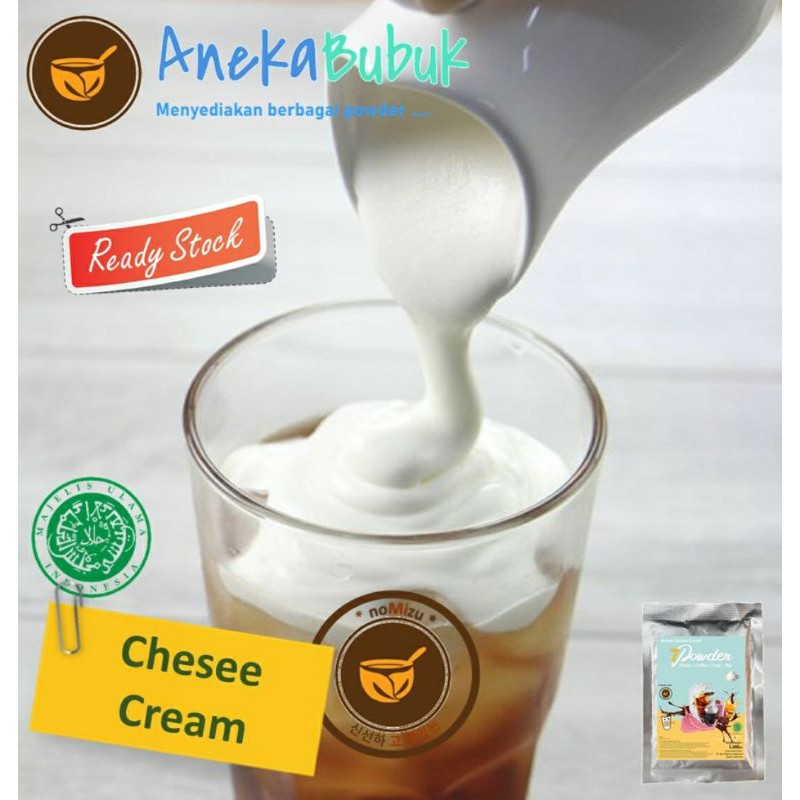 CHEESE CREAM POWDER 1Kg / BUBUK TOPPING MINUMAN CREAM CHEESE / BUBUK KRIM KEJU