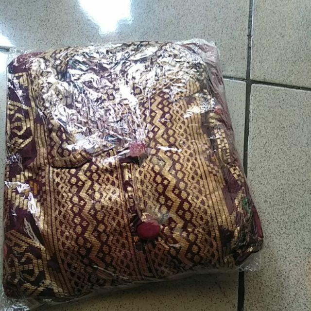 Gamis Syari Atasan Couple Sarimbit Batik Ramadhani Gayatri Prada