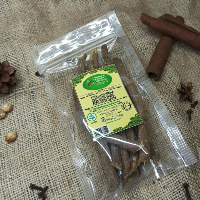 

AKAR MANIS KERING - 50 GR / REMPAH / JSR / 100% MURNI