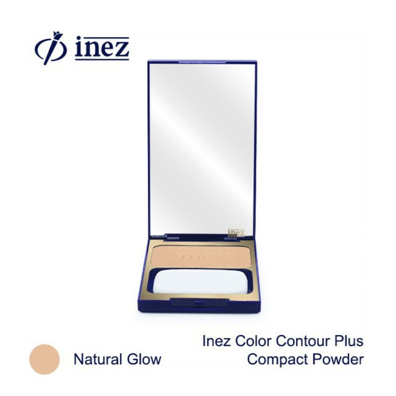 Inez Color Contour Plus Compact Powder (New case)/TEMPAT KACA ~ ORIGINAL 100%