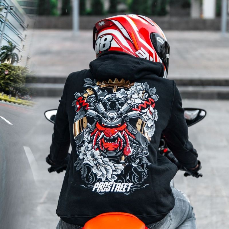 HOODIE PROSTREET RONIN FLOWER SIZE S ORIGINAL