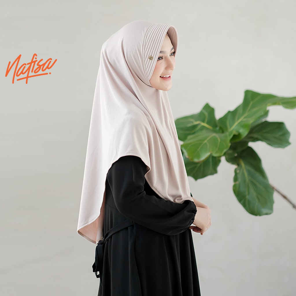 Nafisa Instan Azqila Premium - Hijab Instan Jilbab Bergo Bahan Kaos & Lycra High Quality Part 1-1