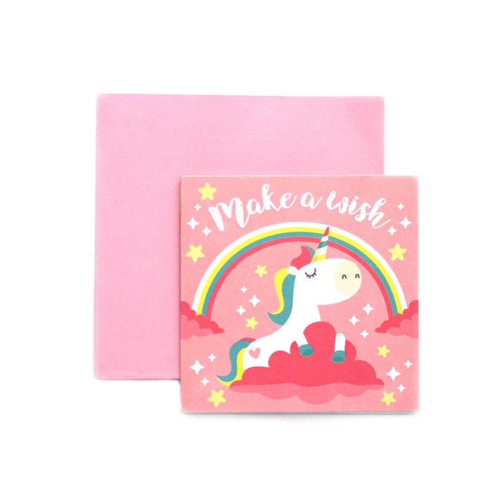 Kartu Ucapan Ulang Tahun Birthday Harvest Sweet Wishes Unicorn Maw Shopee Indonesia