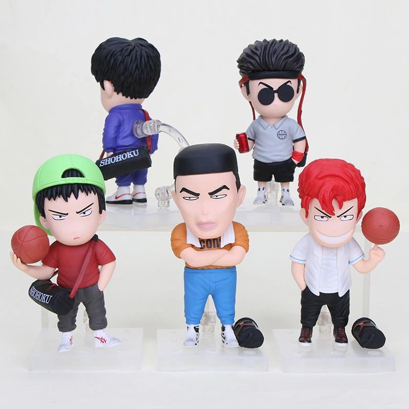slam dunk action figure/anime slam dunk/figure slam dunk set 5