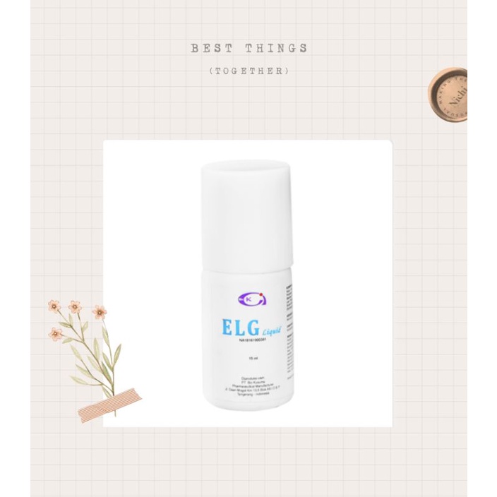 BIO KUSUMA SERUM ELG UNTUK MENCERAHKAN DAN MELEMBABKAN 15ml
