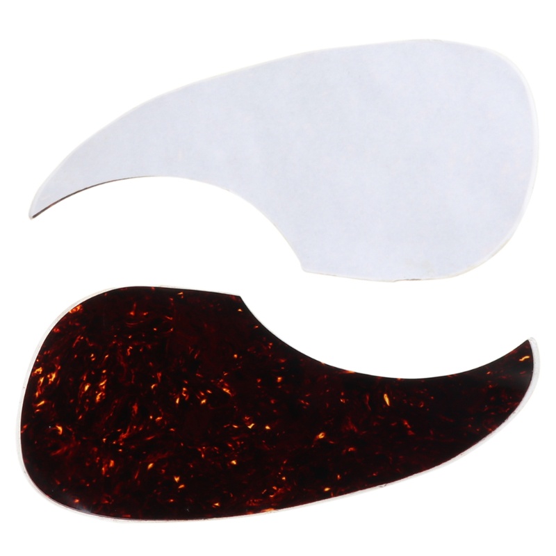 Zzz Acoustic Guitar Pickguard Scratch Plate Black Tortoise Scratchplate Perekat Diri