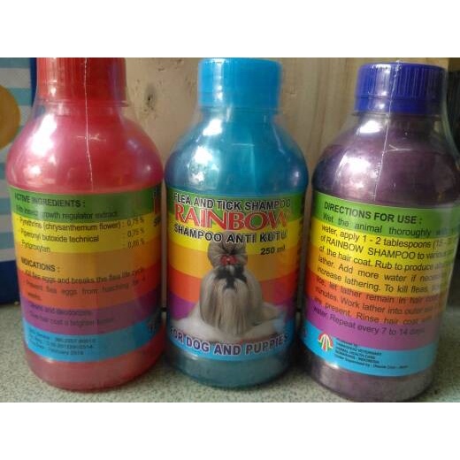 Shampoo Anti Kutu Anjing Rainbow - Shampo Kutu Dog