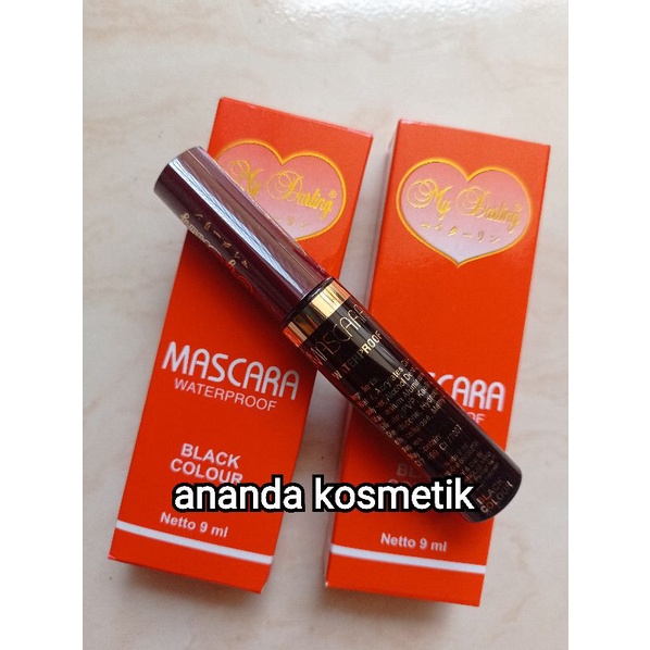 MASCARA MY DARLING WATERPROOF BLACK COLOR 9ML /MASKARA