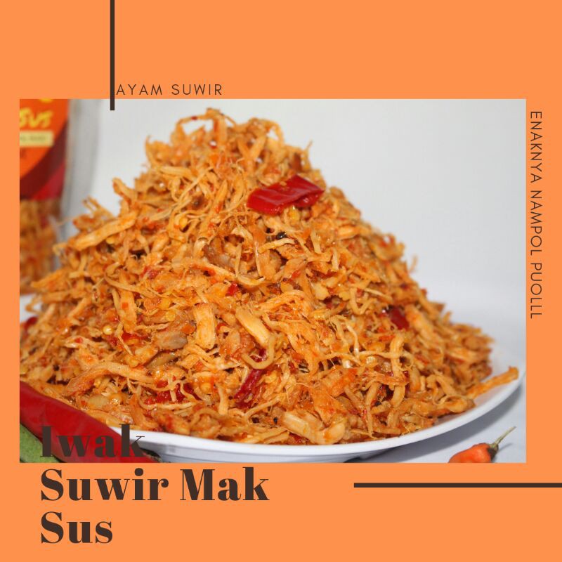

[VARIAN AYAM] IWAK SUWIR MAK SUS / AYAM / SUWIR / SAMBAL SUWIR / PEDAS / ENAK / AYAM PEDAS MANTAP