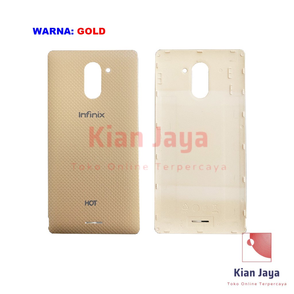 Back Cover Backdoor Infinix Hot 4 X557 Tutup Belakang Baterai Cassing Casing Backcase Original