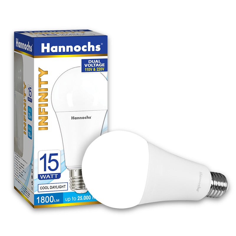 BOHLAM LED BULB Hannochs Infinity 15W Lampu LED HANNOCHS INFINITY 15 watt Putih Hannochs Infinity