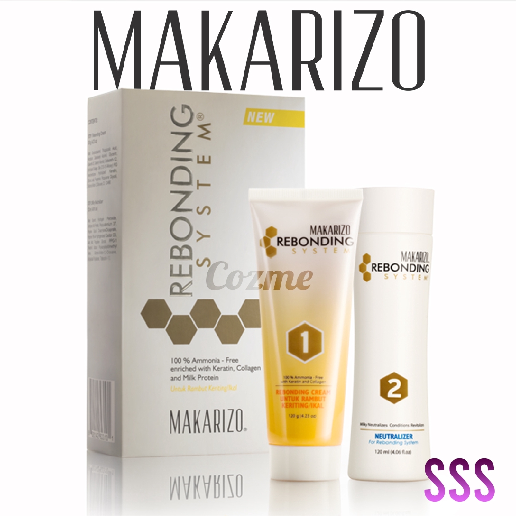 Makarizo Rebonding System SSS Pelurus Rambut Keriting / Ikal 120gr