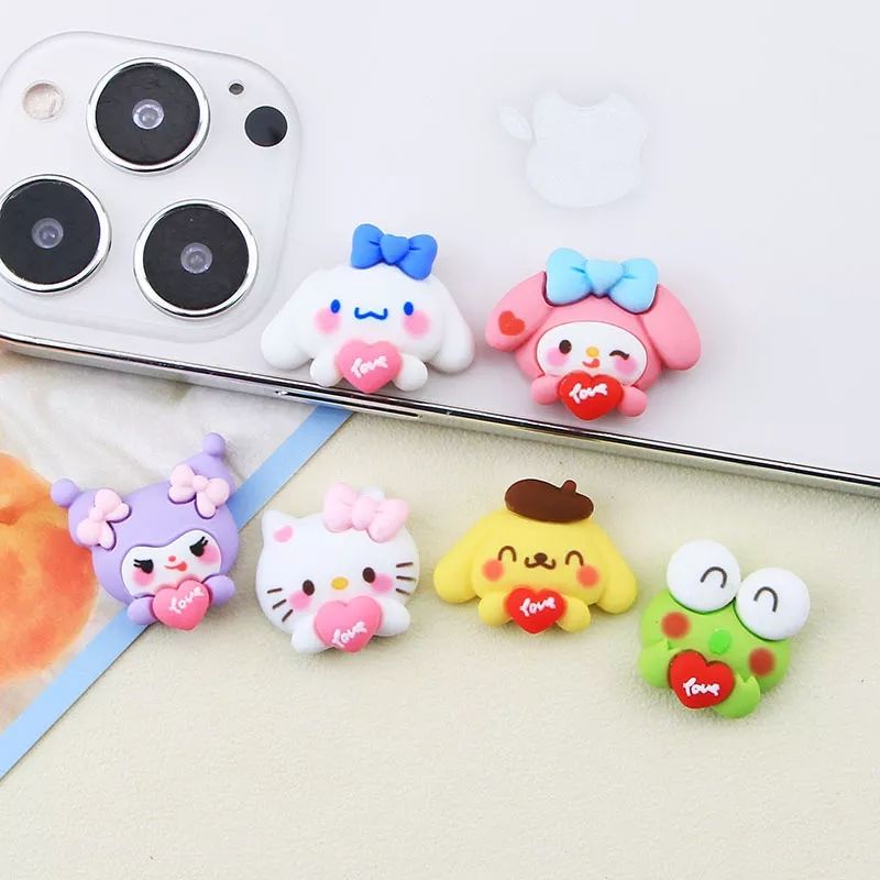 Clay Sanrio Head Love Dof Clear [set dan pilih motif]