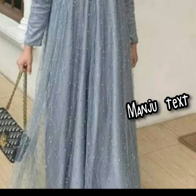Kain -bahan tile lulu/nobita /bahan tile mutiara/bahanya gaun, dress, kebaya,dll/ TERBARU