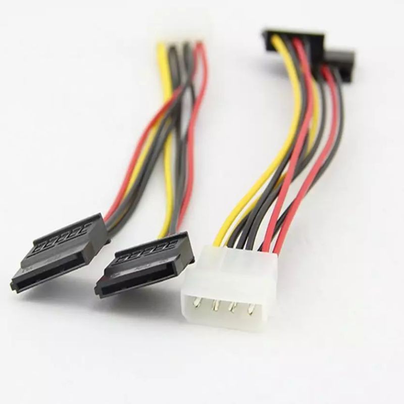 Kabel Power SATA cabang to 4 Pin Molex