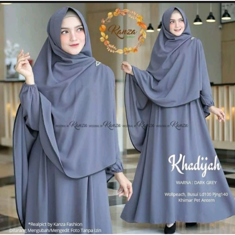 BAJU MUSLIM-KHADIJAH SYARI SET