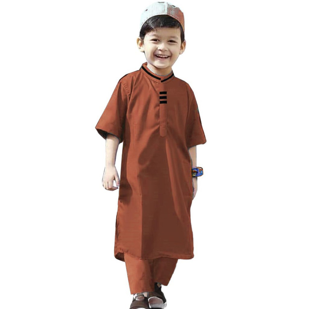 Stelan koko Anak LIST , Stelan Jubah Anak, Baju Lebaran