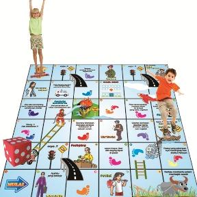 Ular Tangga + Dadu Raksasa (2X2 M) Seri Profesi