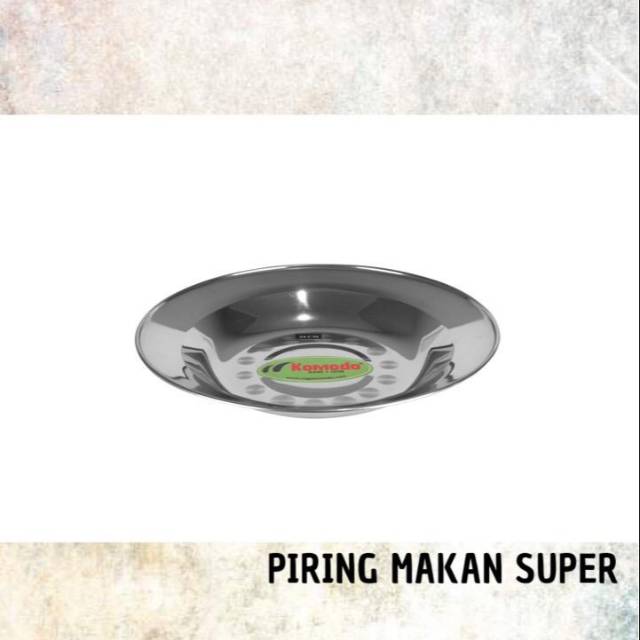 PIRING MAKAN SUPER / PIRING STAINLESS 24 cm