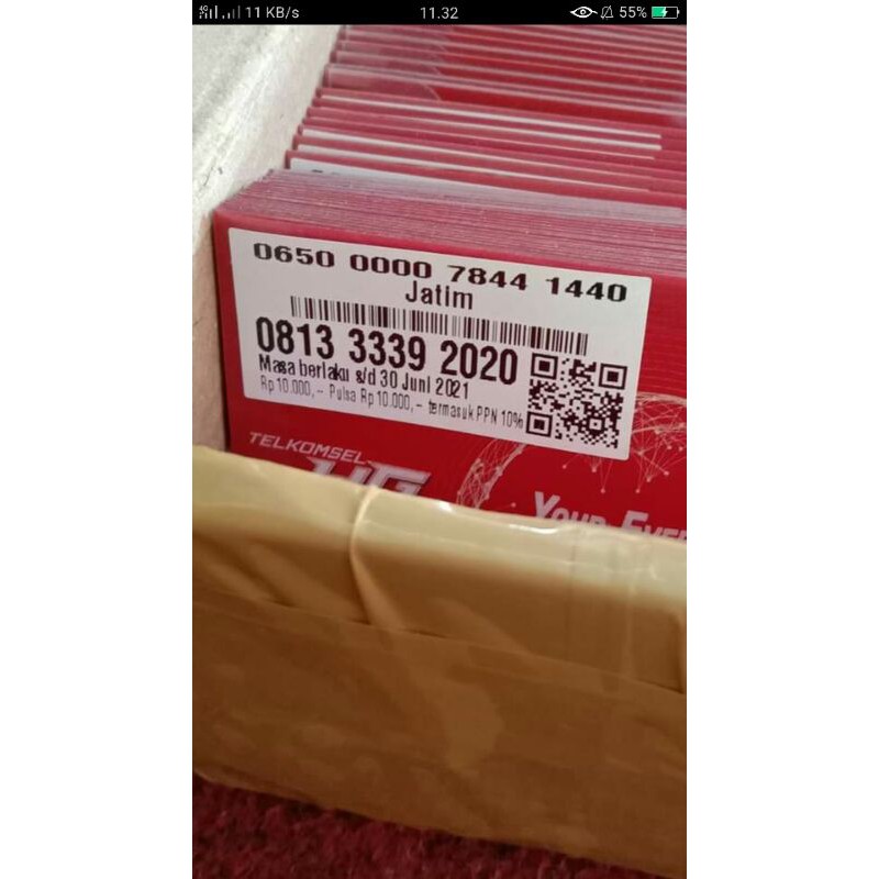 nomer cantik TELKOMSEL seri tahun rapi