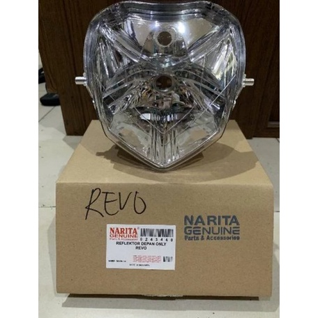 Reflektor lampu depan Honda Revo lama Reflektor dan mika lampu honda revo lama kvr revo lancip