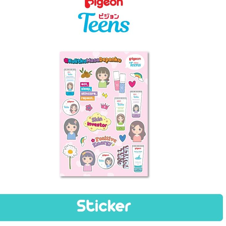 

Q6c6B--(FREE GIFT, NOT FOR SALE ) STICKER PIGEON TEENS